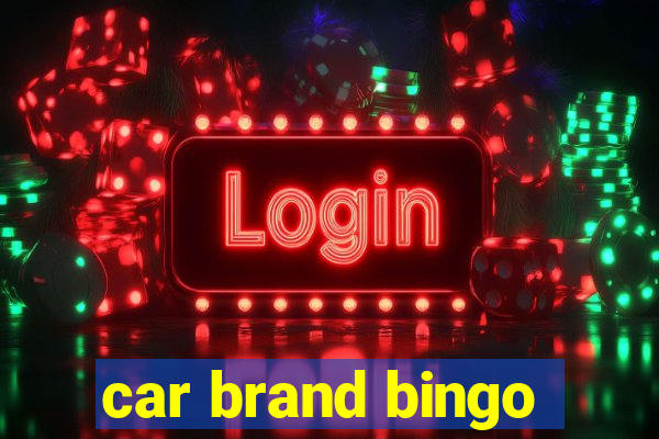 car brand bingo